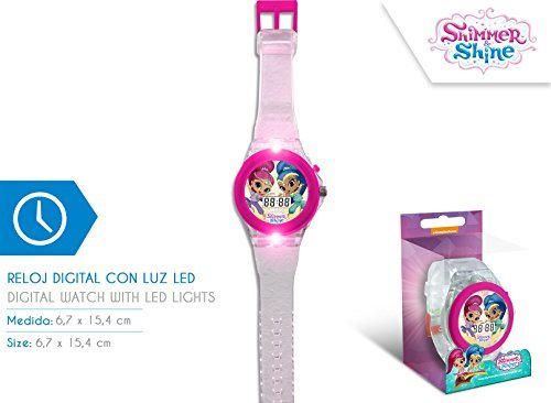 Disney – Reloj Digital Shimmer and Shine con luz led