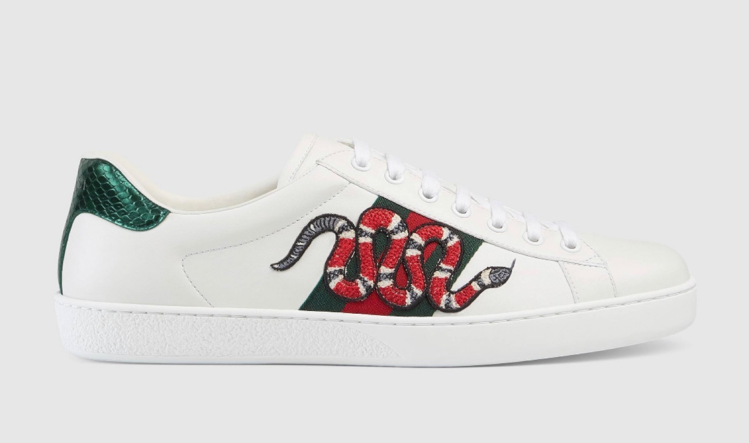 Fashion Gucci Men's Ace embroidered sneaker