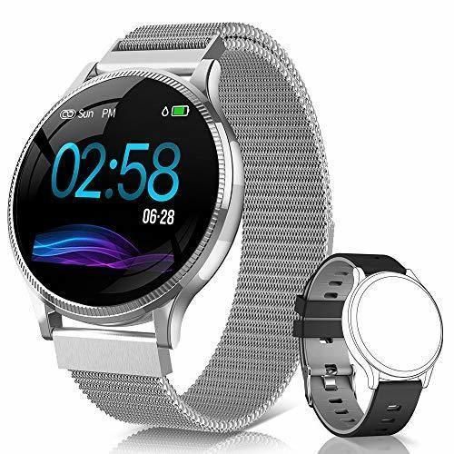 NAIXUES Smartwatch, Reloj Inteligente IP67 Pulsera Actividad Inteligente con Pulsómetro, Monitor de