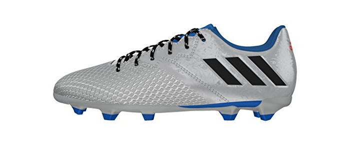 Fashion adidas Messi 16.3 FG J, Botas de fútbol para Niños, Plata