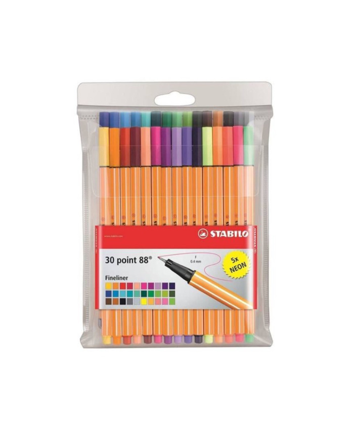 Estojo de 20 Marcadores Color Parade Point 88 Stabilo