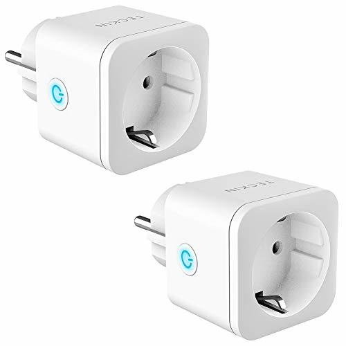 Electrónica Enchufe Inteligente WiFi TECKIN 16A 3300W Mini Smart Plug Funciona con Amazon