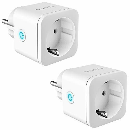 Enchufe Inteligente WiFi TECKIN 16A 3300W Mini Smart Plug Funciona con Amazon