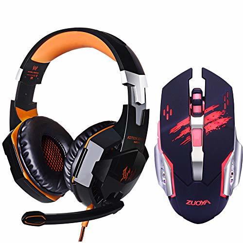 Electrónica Gaming auriculares auricular Deep Bass estéreo LED con micrófono