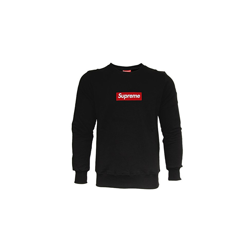 Fashion Supreme Sudadera Italia Hombre Patch Logo sufe 1103 Blanco Dope Skate Streetwear Mode