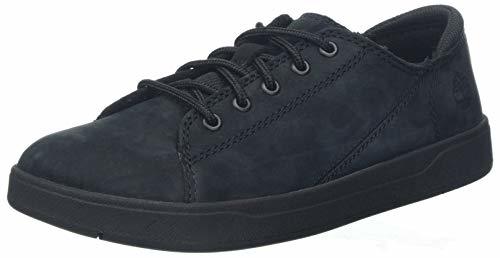 Moda Timberland Davis Square Leather Oxford, Zapatillas Unisex-Niño, Negro