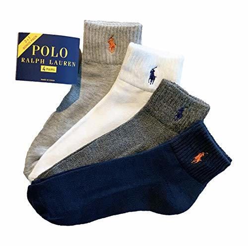 Polo Ralph Lauren - Juego de 4 pares de calcetines bajos