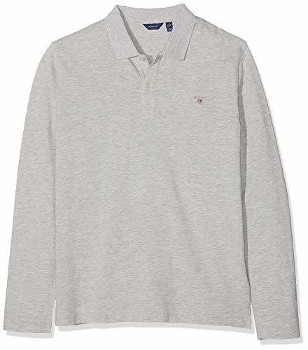 Fashion GANT D1. The Original LS Pique Polo, Gris