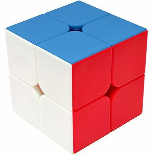 Maomaoyu Cubo Magico 2x2 2x2x2 Original Puzzle Cubo de la Velocidad Niños