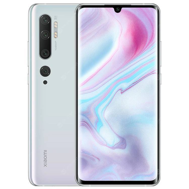 Moda Xiaomi Mi Note 10 Pro 108MP Câmera 