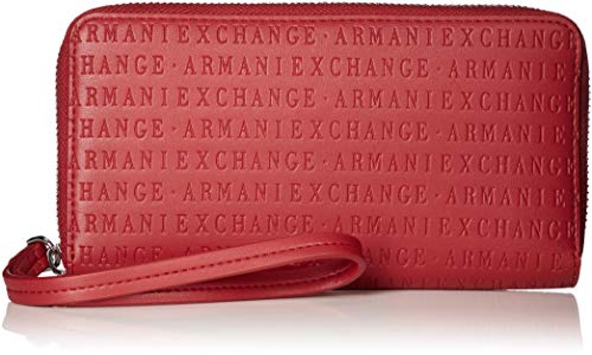 Social Armani Exchange - Fabric Round Zip, Carteras de mano con asa Mujer,