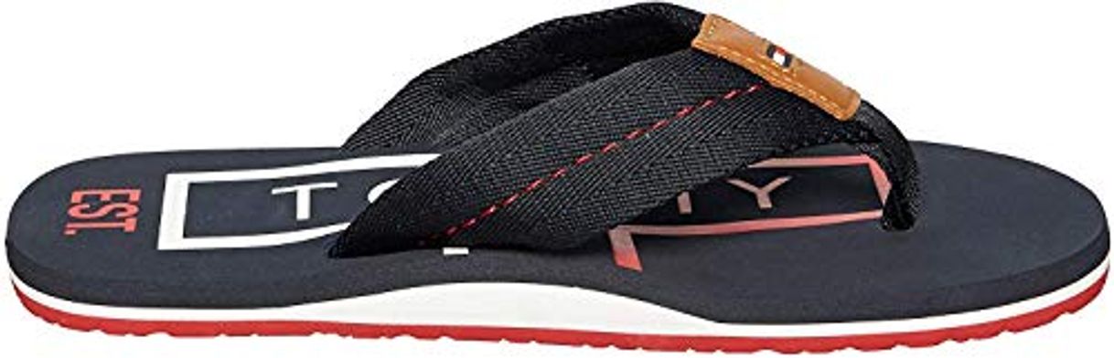 Product Tommy Hilfiger Hilfiger Badge Beach Sandal, Sandalias con Punta Abierta para Hombre,