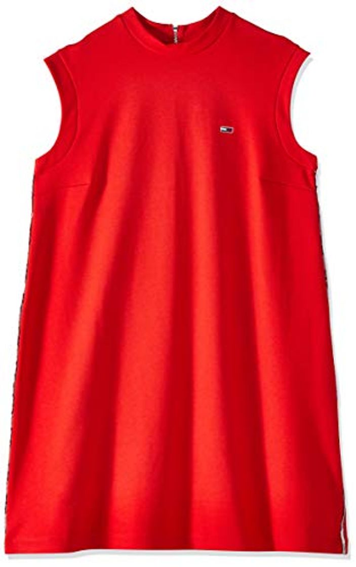 Lugar Tommy Hilfiger A- Line Piping Dress vestido, Rojo