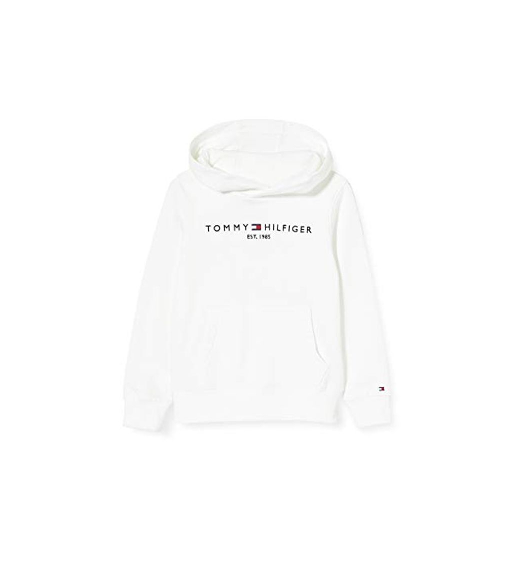 Fashion Tommy Hilfiger Essential Hoodie Capucha, Blanco