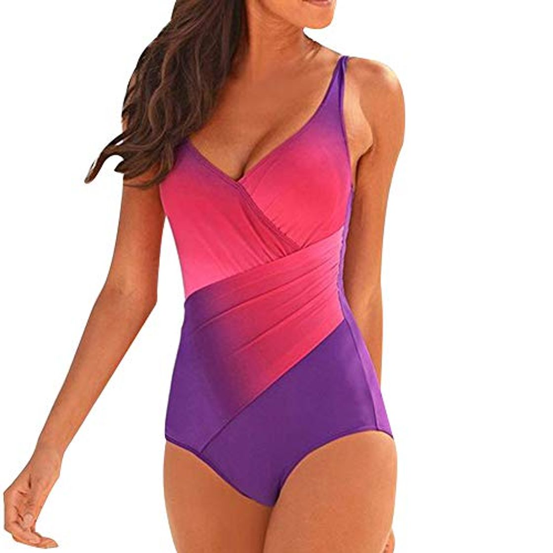 Fashion SEDEX Bañadores de Mujer Sexy Natacion Trajes de Baño de Una Pieza Monokinis Natacióncon Relleno Elegante Push up Cuello Halter para Mujer