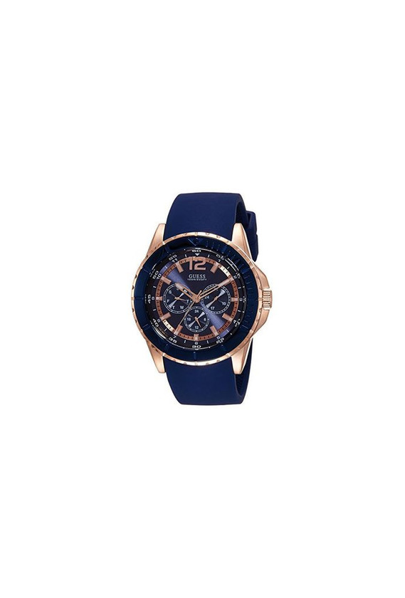 Social Guess Reloj analogico para Hombre de Cuarzo con Correa en Piel W0673G1