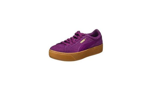 Puma Vikky Platform, Zapatillas de Deporte para Mujer, Morado