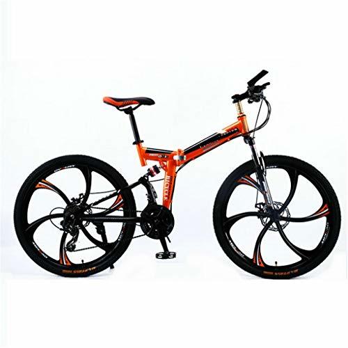 Productos PHY Bicicleta Plegable de Adultos Bicicleta de montaña de Doble suspensión de