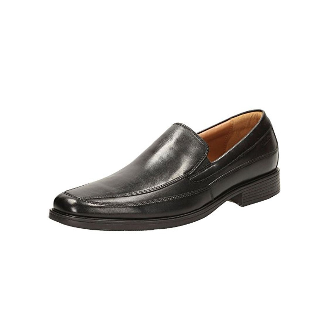 Social Clarks Tilden Free - Zapatos de cuero para hombre, Negro