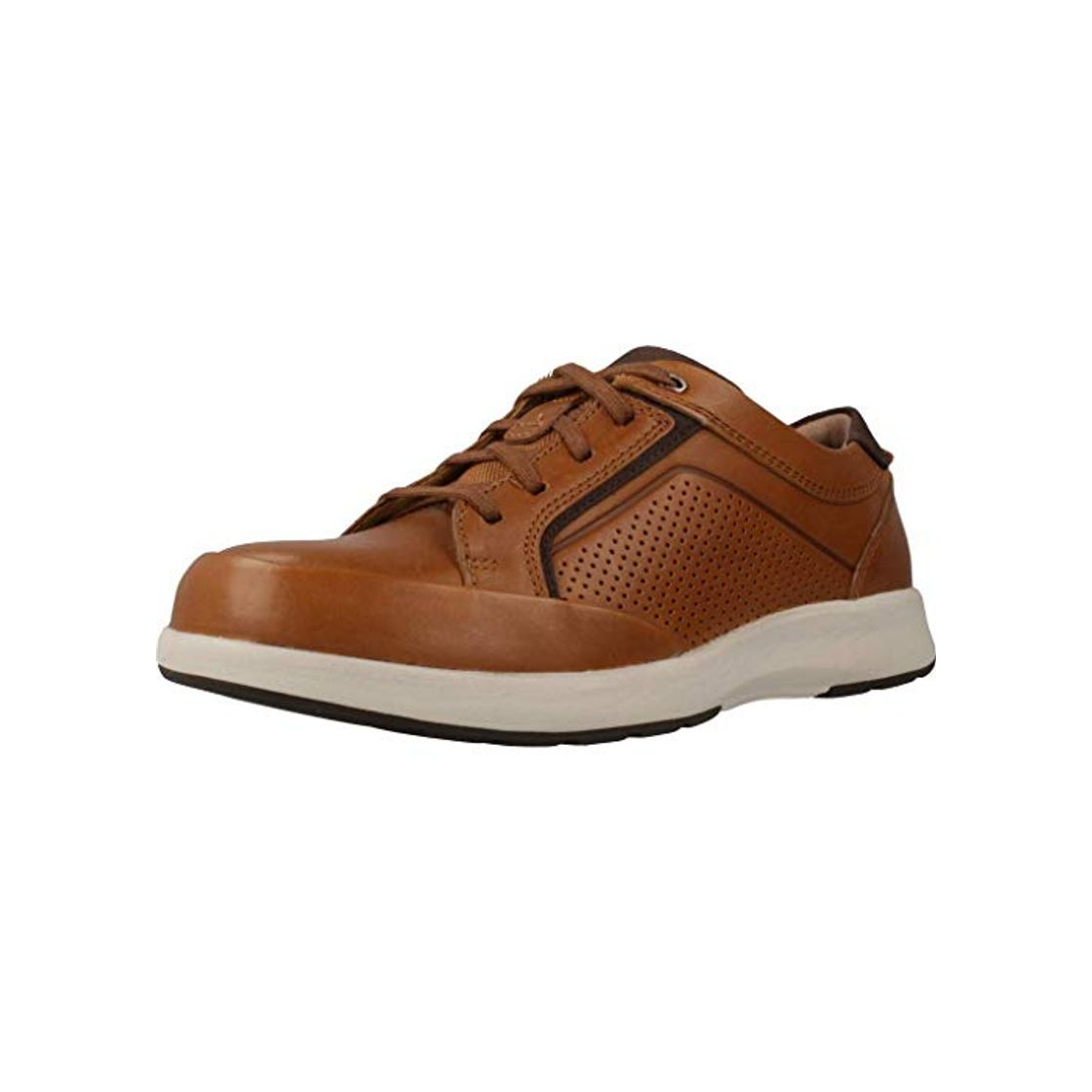 Social Clarks Un Trail Form, Zapatos de Cordones Derby, Marrón