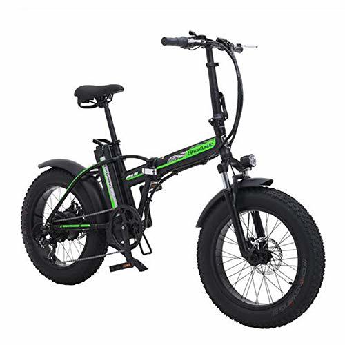 Product MEICHEN 500w Bicicleta eléctrica eléctrica de 20 Pulgadas Bicicleta Plegable Bicicleta de