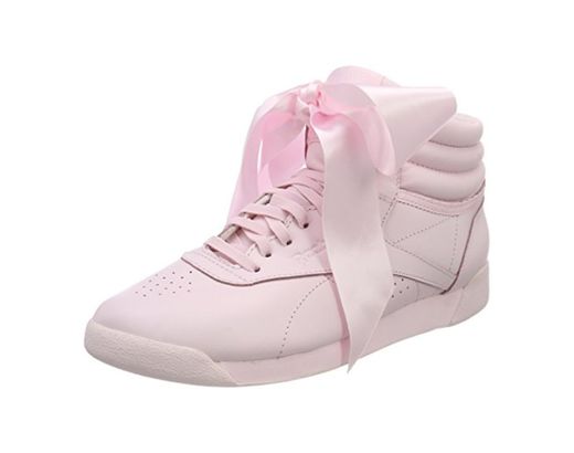 Reebok F/s Hi Satin Bow, Zapatillas de Gimnasia para Mujer,