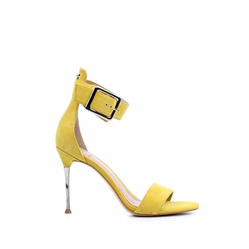 Productos Guess FL6KNT SUE03 Sandalias Altos Mujeres Amarillo 40