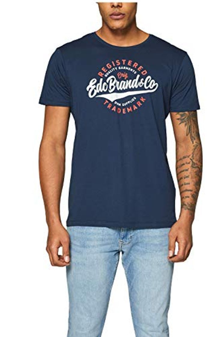 Social edc by Esprit 999cc2k803 Camiseta, Azul