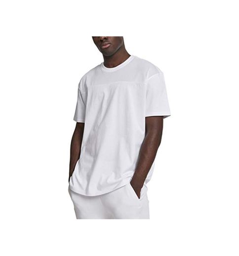 Urban Classics Mesh Panel tee, Camiseta para Hombre, Blanco