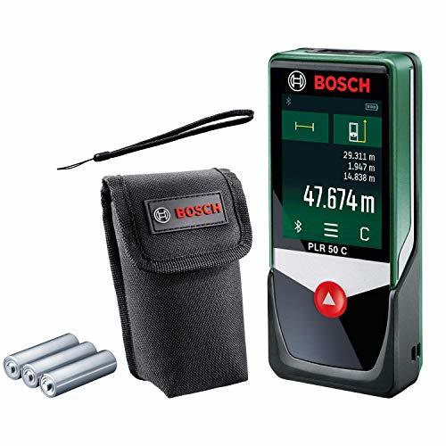 Bosch Medidor de distancias digital PLR 50 C, función de app, 3
