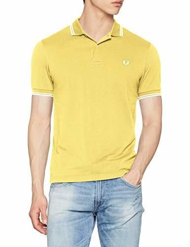 Fred Perry Twin Tipped Shirt Polo, Amarillo