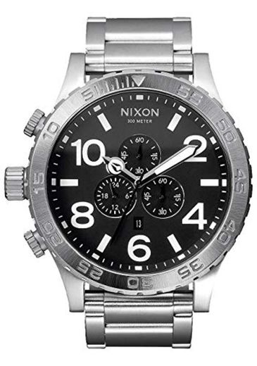 Nixon Reloj Cronógrafo de Cuarzo para Hombre con Correa de Acero Inoxidable – 1000 A083