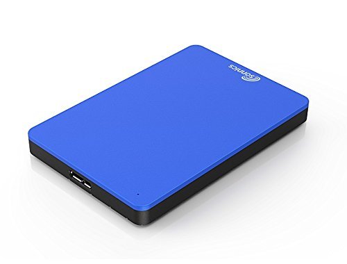 Lugar Sonnics 320GB Azul Disco duro externo portátil de Velocidad de transferencia ultrarrápida