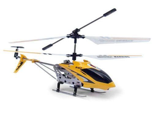 Syma-S107G Helicóptero con giroscopio, Color Amarillo