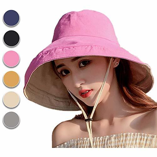 Social anaoo Sombrero de Mujer Gorra de Verano Sombrero Pesca del Sol Gorra