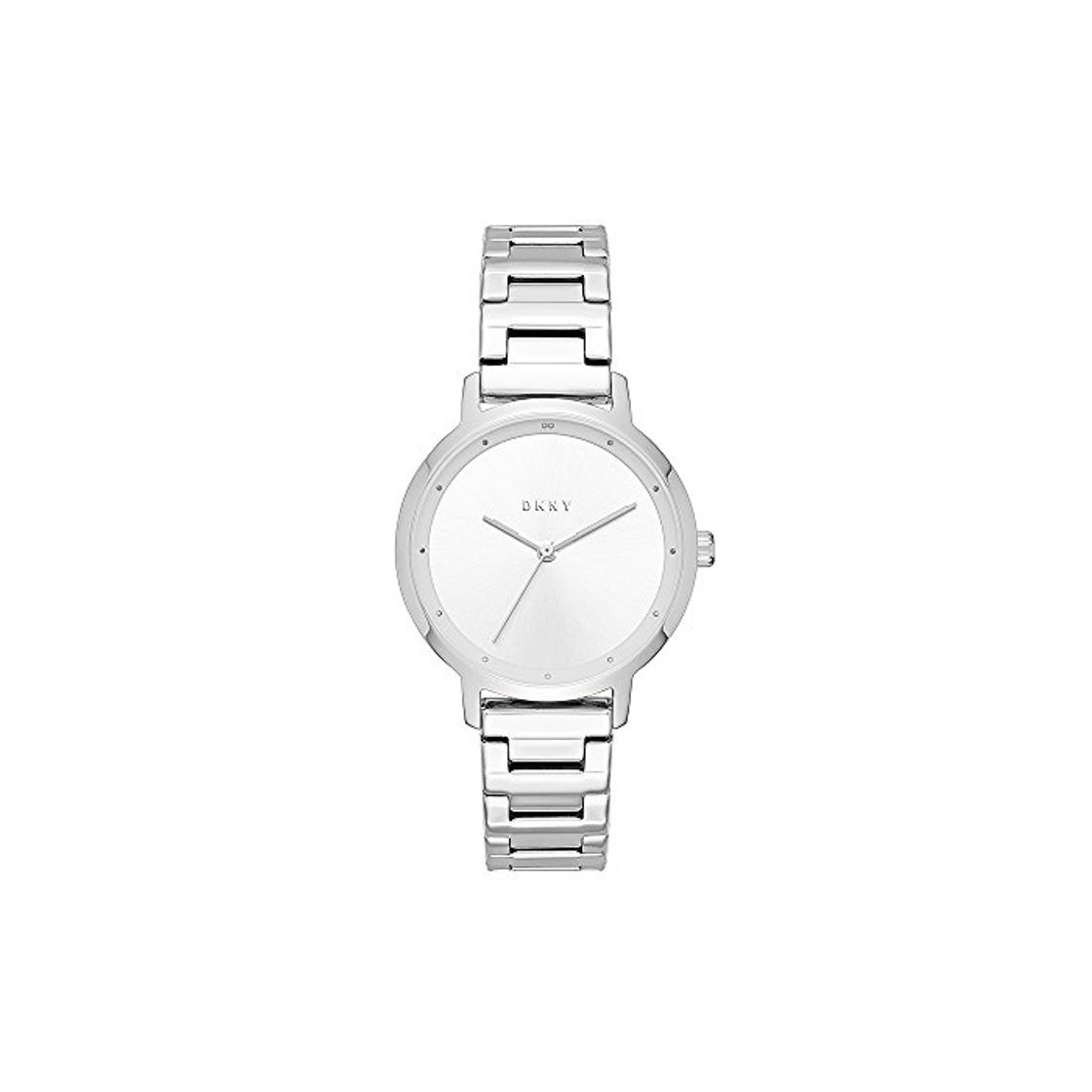 Social DKNY Reloj Analogico para Mujer de Cuarzo con Correa en Acero Inoxidable NY2635
