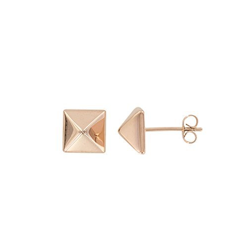 Place One Man Show cuadradas acero-Pendientes para mujer