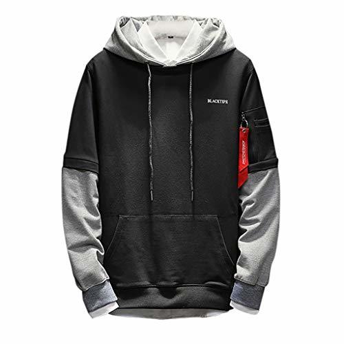 Social ZODOF Unisex Sudaderas con Capucha Impreso Moda Gorra Y Manga Larga Guardia