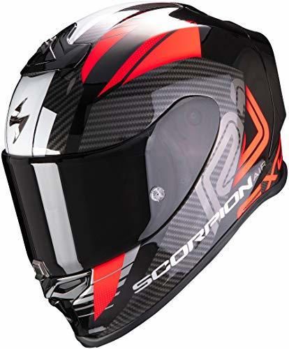 Scorpion Caco EXO-R1 Air Halley S Small BLACK METAL-RED