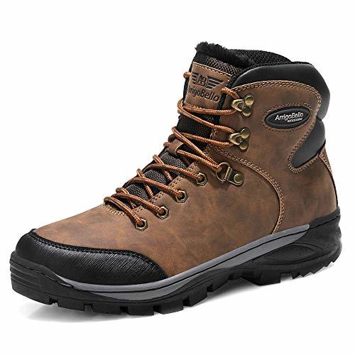 Social AX BOXING Hombre Botines Zapatos Botas Nieve Invierno Botas Impermeables Fur Forro