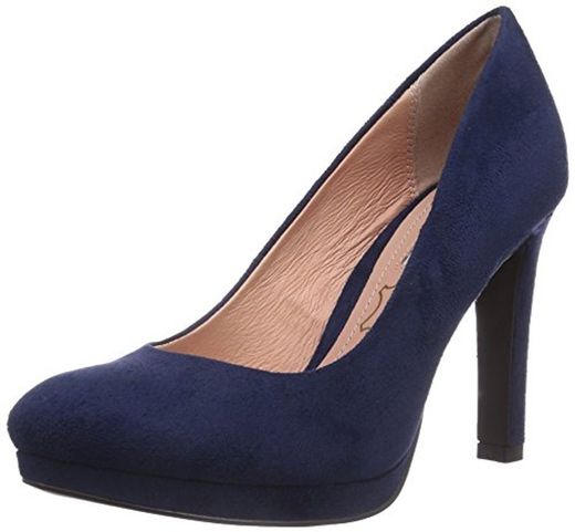 Buffalo H748-1 P1804D, Zapatos de Tacón para Mujer, Azul-Azul