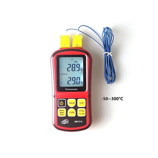 BENETECH GM1312 Termómetro Digital Termometro -50 ~ 300 C Medidor de temperatura para J K