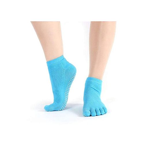 OIVLA Calcetines New Hot Sale Womens Meias Cotton Colorful Sokkens Non Slip Massage Toe Sock Full Grip With Socks Heel Comfortable Socks Meias B