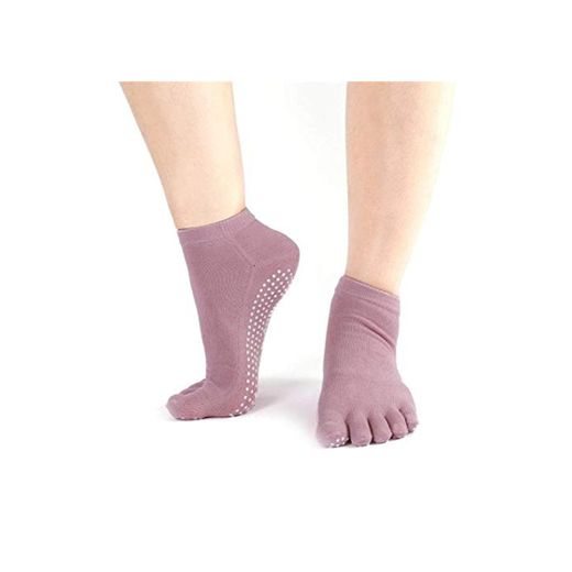 OIVLA Calcetines New Hot Sale Womens Meias Cotton Colorful Sokkens Non Slip Massage Toe Sock Full Grip With Socks Heel Comfortable Socks Meias D