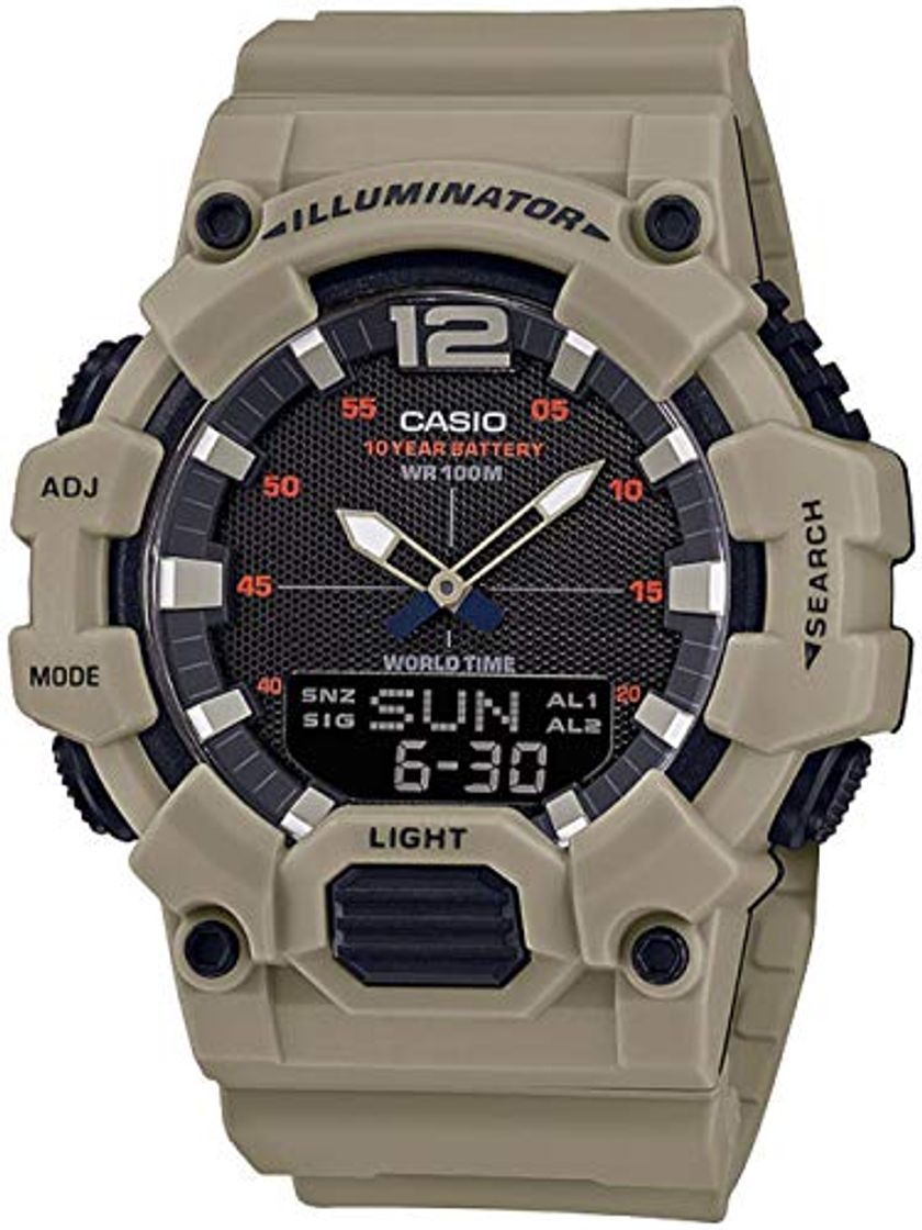 Social Casio Reloj para Hombre de Cuarzo con Correa en Resina HDC