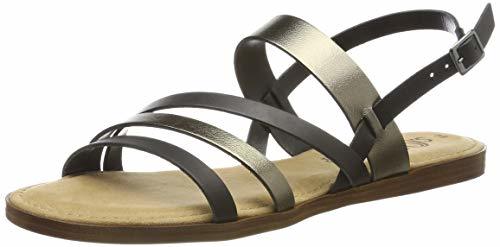 Place s.Oliver 5-5-28107-22 020, Sandalias de Talón Abierto para Mujer, Negro