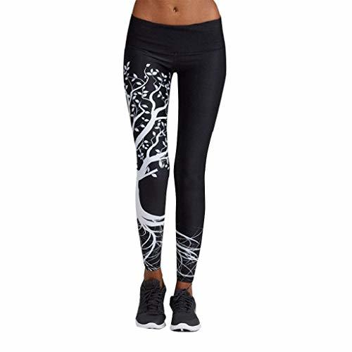 Product SHOBDW Mujer Moda Entrenamiento Estiramiento Leggings Suaves Flaco Cintura Alta Fitness Correr