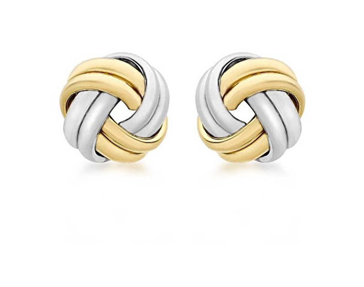 Product Carissima Gold Pendientes de mujer con oro bicolor de 9 K