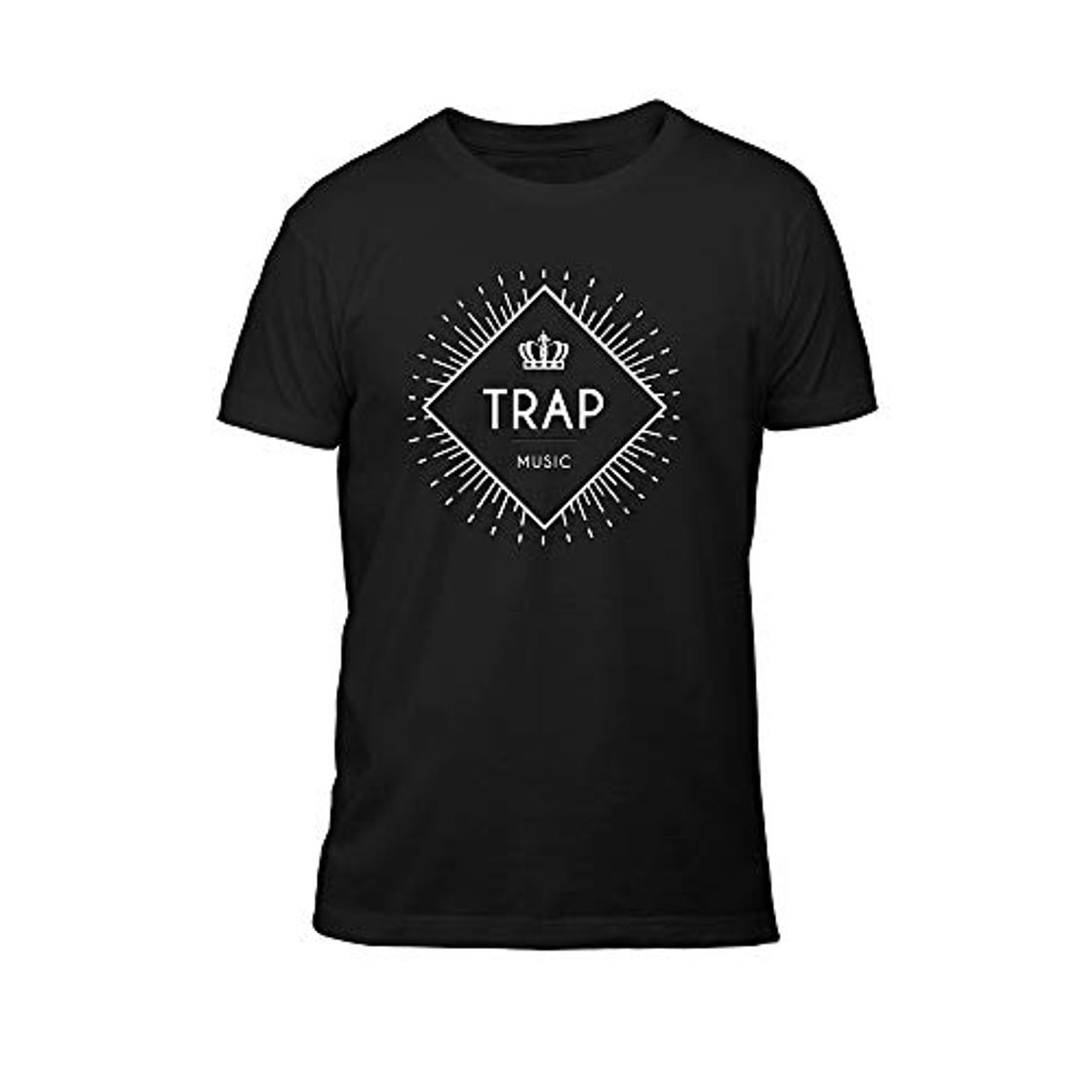 Fashion Wild Soul Tees Trap King - Camiseta para Hombre Negro Negro