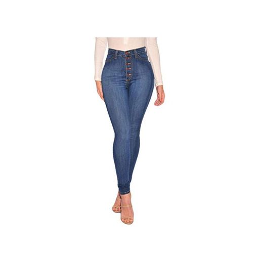 STRIR-Ropa Vaqueros Talla Grande Mujer,Mujer Flacos De Cintura Alta Leggings Elásticos Skinny